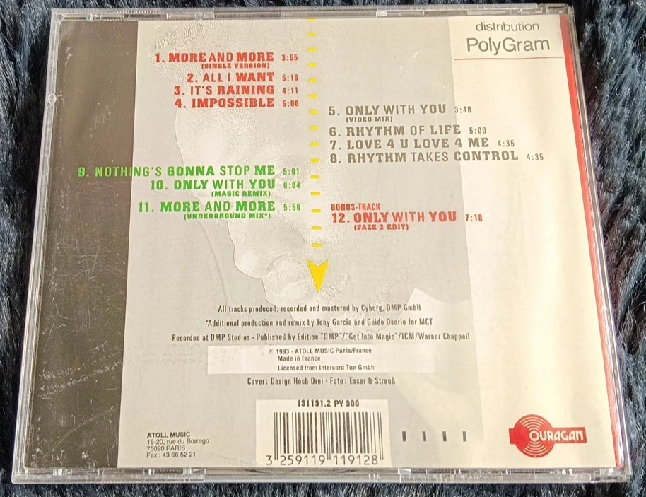 RARE ALBUM CD - Captain Hollywood Project - Love Is Not Sex - 1993 - Eurodance - Photo 3/3