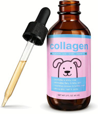 Liquid Collagen for Dogs  Cats   Grass-Fed Collagen Peptides with Biotin, Vitam