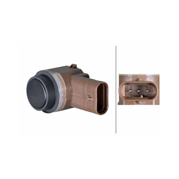 Hella Sensor, Einparkhilfe 6PX 358 270-781 FüR Bmw, Mitte Links, Mitte Rechts-image
