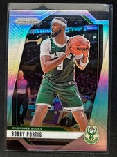 2024-25 Panini Prizm Bobby Portis #206 Silver Prizm Milwaukee Bucks