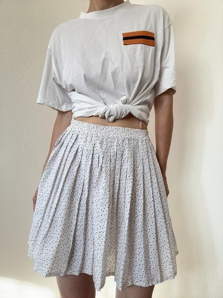 Women American Vintage Skirt White 36 / S / 44