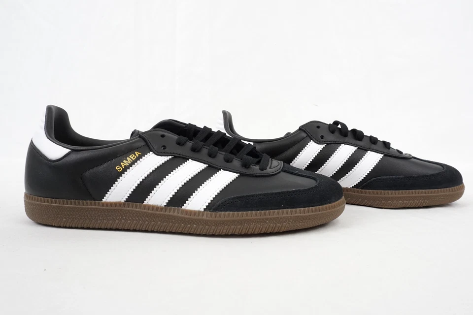 Tenis Adidas Samba OG J IE3676 en Núcleo Negro/Blanco Nube/Goma - Niños EE. UU. Talla 7 Foto 3 de 4