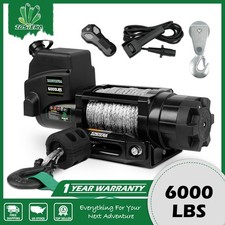 Zostera Electric Winch 6000lbs-12000lbs Synthetic Rope Boat Trailer 4wd Towing Zostera Electric Winch 6000lbs-12000lbs Synthetic Rope Boat Trailer 4wd Towing