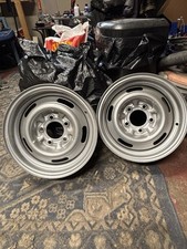 2 Chevy Rally Wheel Rims 14x6 Xb Codecamaro Chevelle Nova Disc Brake