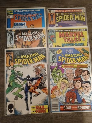  Vintage Marvel Comics Amazing Spider-Man Lot: Bronze and Copper Age Hot  