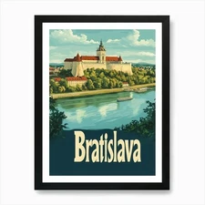 Aihrgdesign A Mid Century Modern Tr Framed Wall Art Poster Canvas Print Picture