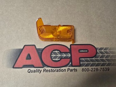 1967 Chevelle Parking Light Lens Amber LH Left