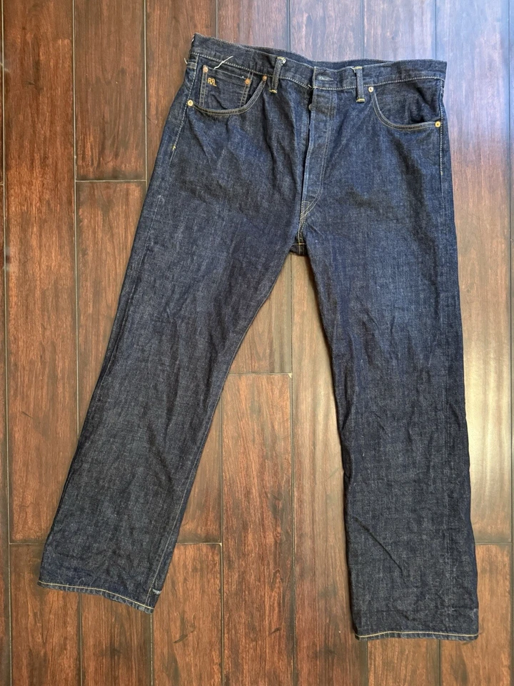 Jeans de pierna recta RRL 38x32 **Defectos** Foto 2 de 4