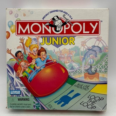 VINTAGE Monopoly Junior COMPLETE Parker Brothers 1999 90's Kids Children's