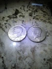 $1.00 Face Junk Silver Kennedy Half Lot 40% Silver 2 Coins