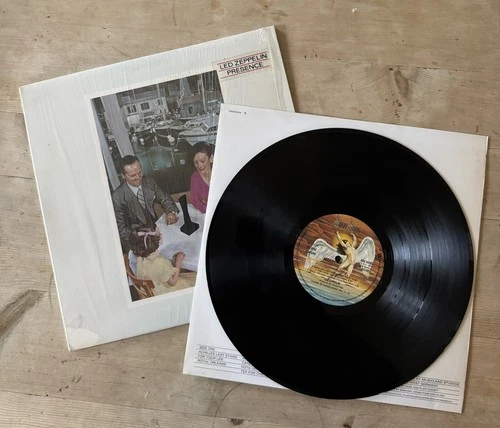 Led Zeppelin - Presence UK Vinyl LP 1976 1st Pressing shrinkwrap A1/B1 - VG+/VG+