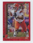 2025 Topps Chrome Football Red Wave Refractor Mason Graham #302