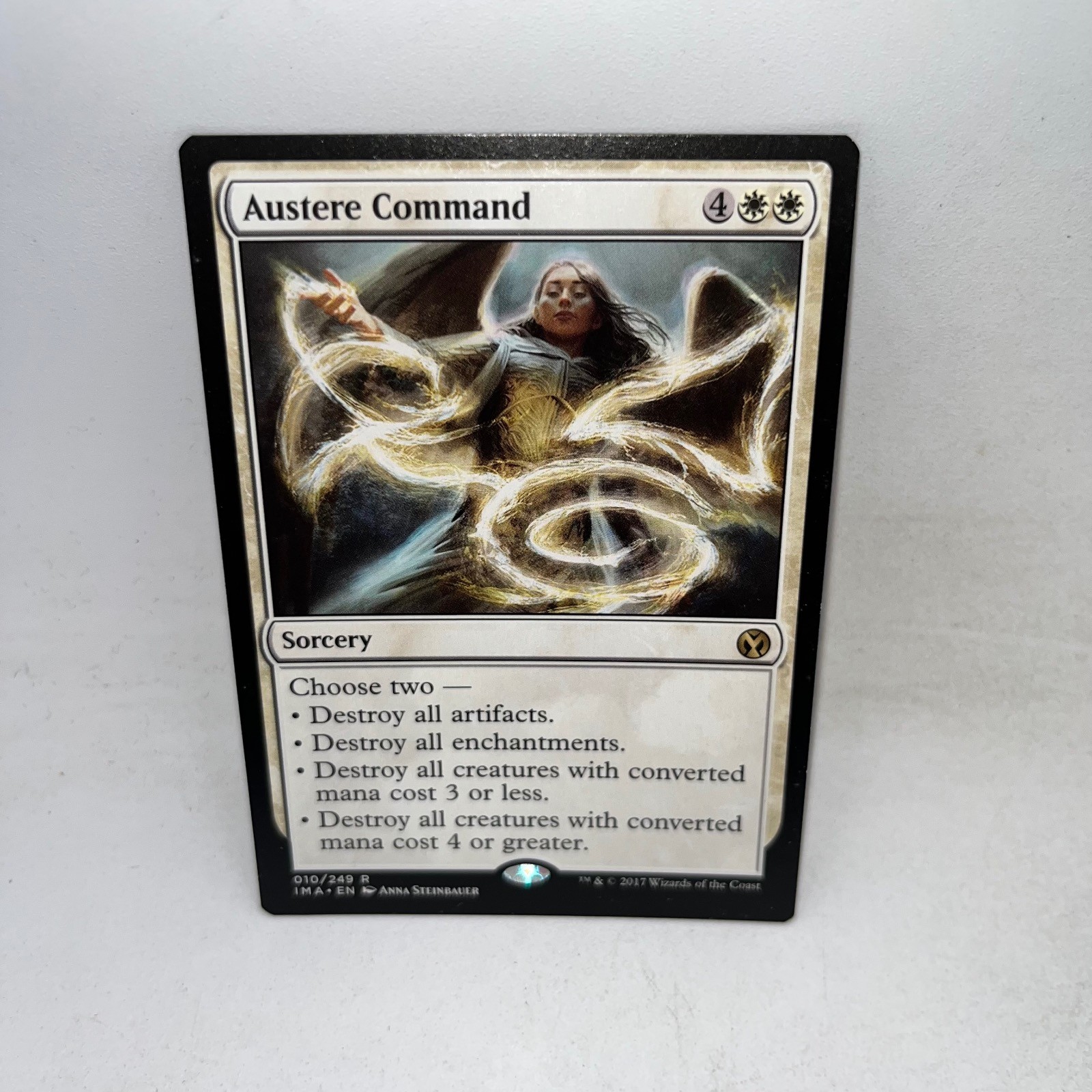 Austere Command 10 Rare Iconic Masters Magic: The Gathering Lightly Played