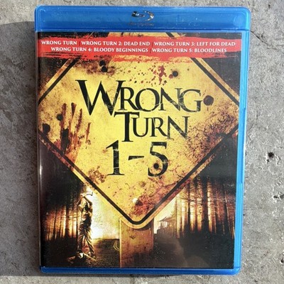 Wrong Turn 1-5 Blu-ray 20th Century Fox Horror Unrated English Subtitles Box Set