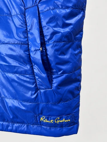 Robert Graham Men's XXL Reversible Blue and Paisley Puffer Vest NWT image 8
