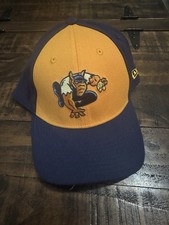 New Era Marvel x MiLB Montgomery Biscuits 39Fifty Yellow Hat Cap 7 L/XL