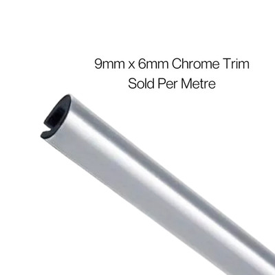 Scooter/Moped/Car Chrome Edge Protector Trim Self Adhesive