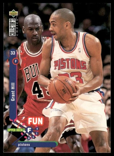 1995-96 UD Collector's Choice Fun Facts #173 Grant Hill Michael Jordan card