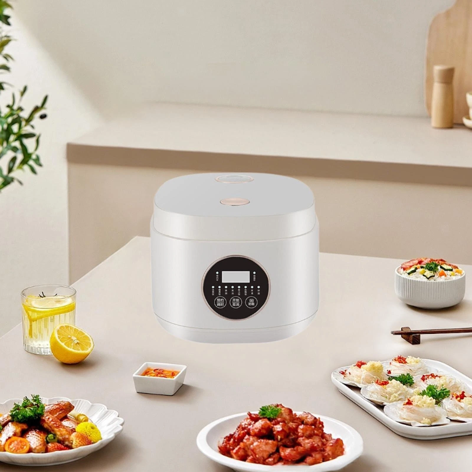 Rice Cooker 7 Cooking Function Multifunctional Nonstick Inner Pot 2L Rice