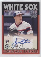 2021 Topps 1986 Baseball Series 2 Red 23/25 Jonathan Stiever #86B-JST Auto 0c2