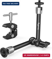 SMALLRIG 9.8 Inches Magic Arm Clamp Kit with 1/4" and 3/8" Threaded Holes