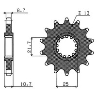 Ritzel P532 - Z16 (DIS.21802) Yamaha 600 YZF-R6 99/02