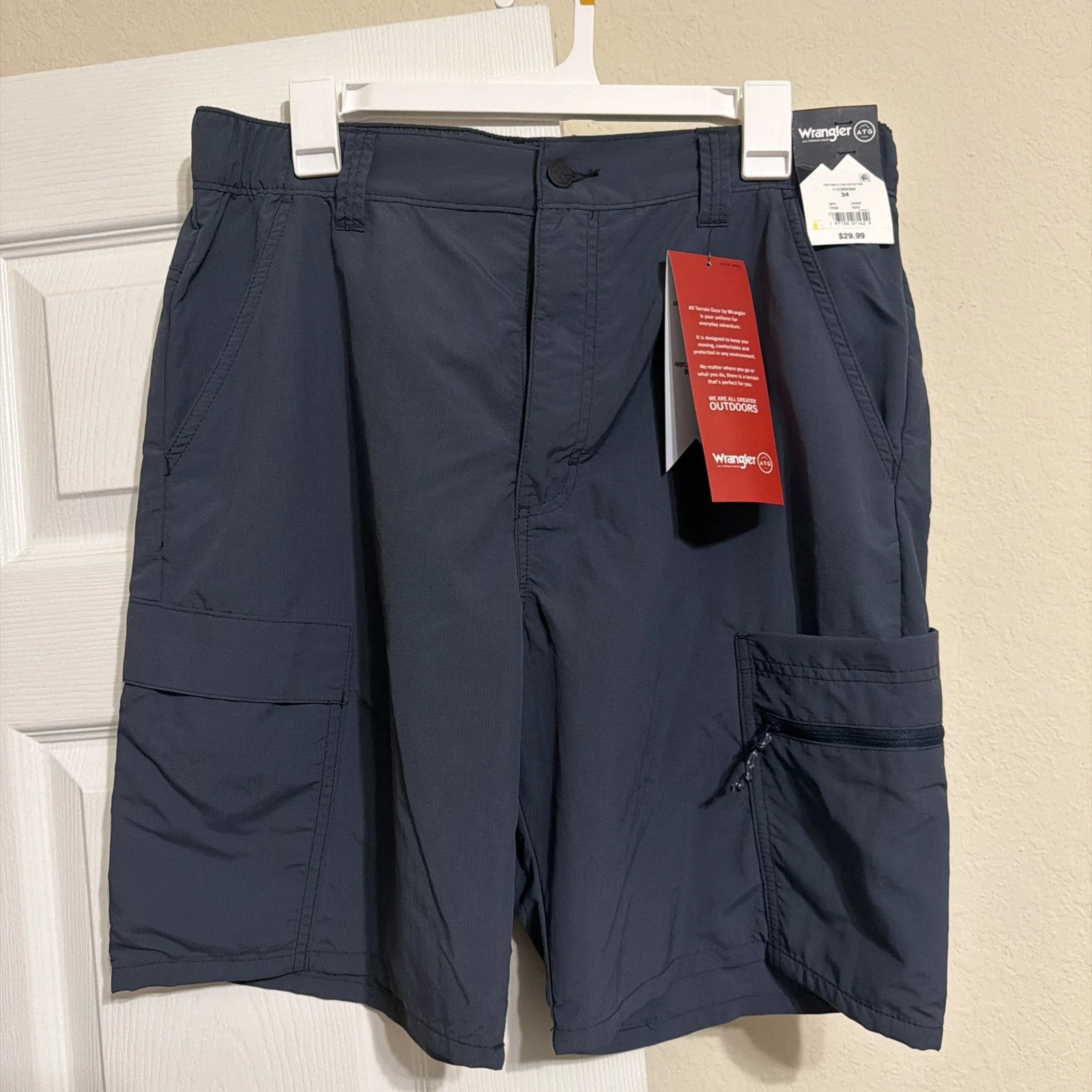 Wrangler All terrain peak shorts men’s 34