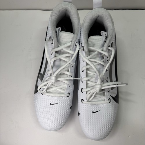 Scarpe da calcio Nike Alpha Menace 4 Varsity modellate BIANCHE NERE TAGLIA 10 FN0027-100 - Foto 6 di 9