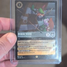 Disney Lorcana Robin Hood Champion of Sherwood 190/204 Cold Foil Legendary EN