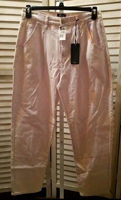Rue21 Shinestar Womens Jeans Size XL Pink High Rise Lightweight Pockets Denim