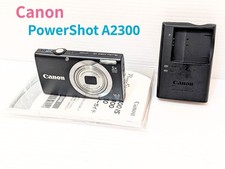 Canon PowerShot A2300 Black Digital Camera Compact Tested Great Condition