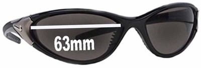 SFx Replacement Sunglass Lenses fits Nike EV0240 Roll - 63mm Wide