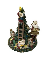 Fitz & Floyd “Santa’s Helper” Musical Tree Plays Toyland 8.5” No Box