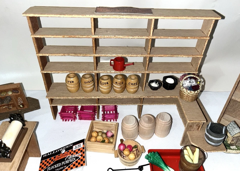 Loja de campo e acessórios de madeira para casa de bonecas - Imagem 3 de 4