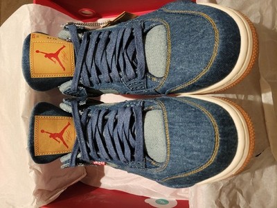 Air Jordan 4 デニム スニーカー US 11 Size 11 - Levi's x Air Jordan 4 Retro Denim for sale online | eBay