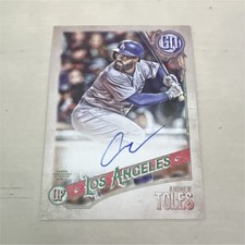 2018 Topps Gypsy Queen Autograph Andrew Toles #GQA-AT Los Angeles Dodgers