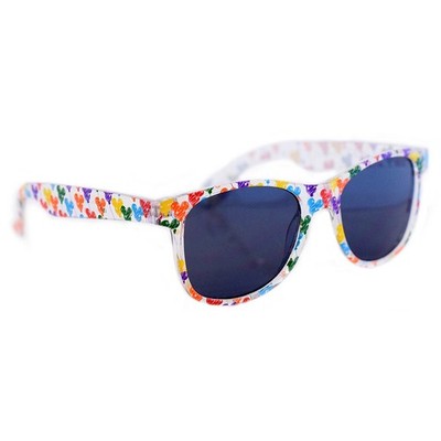 Disney Parks Mickey Ears Balloons Tinted Sunglasses Adult Wayfarer - NEW