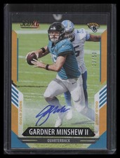 Gardner Minshew II Auto 2021 Score #172 Signatures Gold Zone #/50