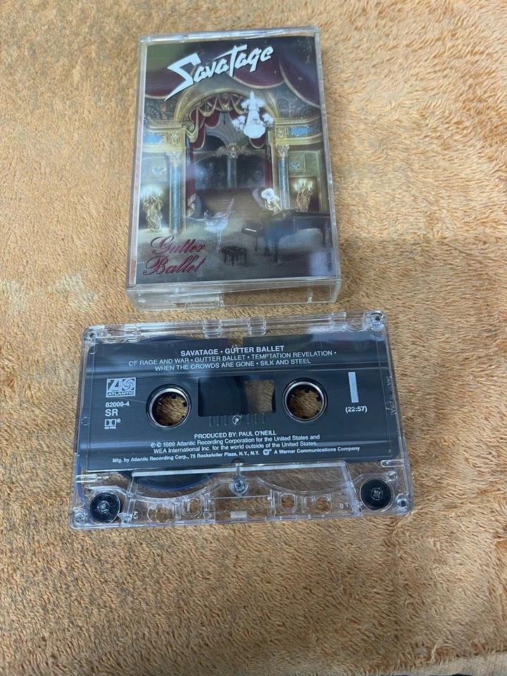 Savatage~Gutter Ballet Cassette~89 ATLANTIC~82008-4~SRC PRESSING~PLAYS EX~NM - Image 4 of 4