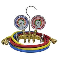  59161 2-Way Heavy Duty Brass 3-60 Inch Hoses and Standard 1/4 Inch Fittings