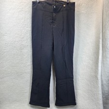 Y2K Nils Womens Black Ski Pants Sz 10 Long Entrant Stretch Travel Performance