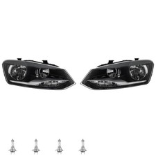 Scheinwerfer Set rechts & links Chrom H7/H7 für VW Polo 6R 6C 6R_ inkl. Lampen