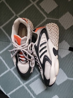 Adidas 4D Krazed Men's Size 10,5 Gray Black Silver Orange 3D Printed CMFT GX4800