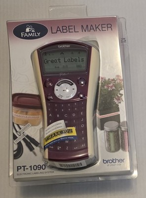 Brother Labeler Printer Maker PT-1090 Electronic P-Touch Sealed New Home &Family