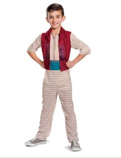 NEW Disney Aladdin Boy's Size X-Small 3T-4T Halloween Costume