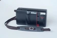 Nikon Tele Touch 300 AF Point & Shoot 35mm Film Camera 35-55mm Macro Lens TESTED