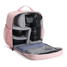 Camera Bag Insert Handbag Inner Case Large Capacity Pink Camera Bag Insert