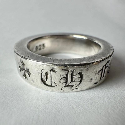Chrome Hearts 6mm CH FOREVER Spacer Ring US 6.75 Silver | eBay