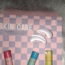 Dani Beauty 4pc Skincare Set Cleanser Toner Serum Eye Mask Hyaluronic Acid
