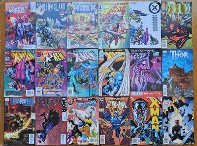 Huge Mxd Lot Of 48 Marvel DC *Reader Copy* Lot Spider-man X-MEN DARKHAWK JSA